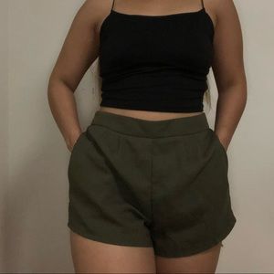 Olive Green Shorts
